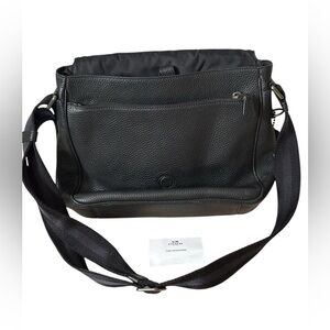 Coach Black Leather Men's Bag